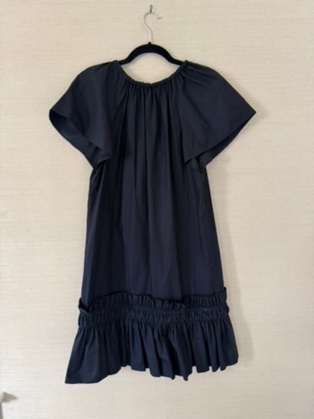 See by Chloé Black Smocked Mini Dress – Size 36 (US 4)